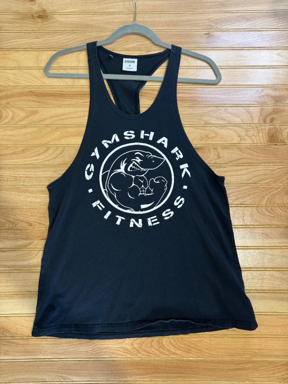 Gymshark Black Racerback Workout Tank - Medium